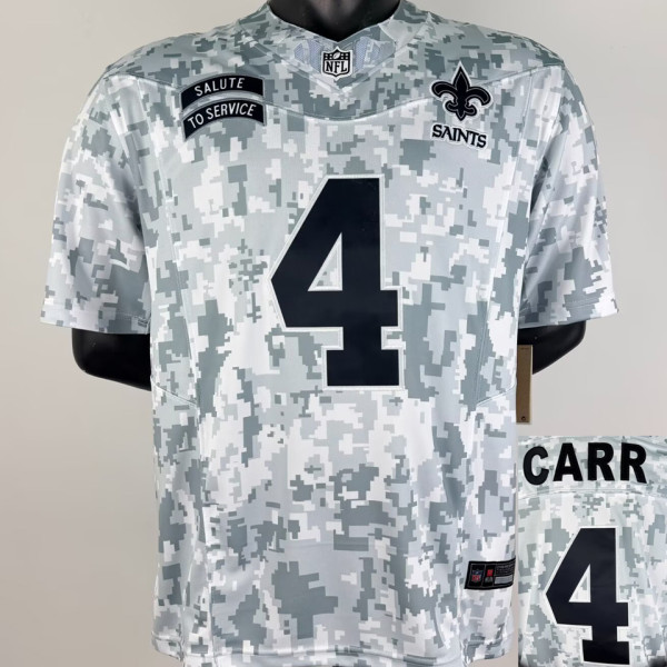 CARR # 4 Men's New Orleans Saints NFL Jersey  圣徒