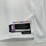 NY Knicks CLARKSON #00 White NBA Jersey
