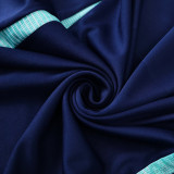 2025 Flamengo Sapphire Blue Training Jersey(A Set)