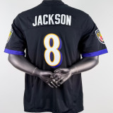 JACKSON #8 Men's Baltimore Ravens NFL Jersey 乌鸦