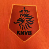 2010 Netherlands Home Orange Retro Jersey