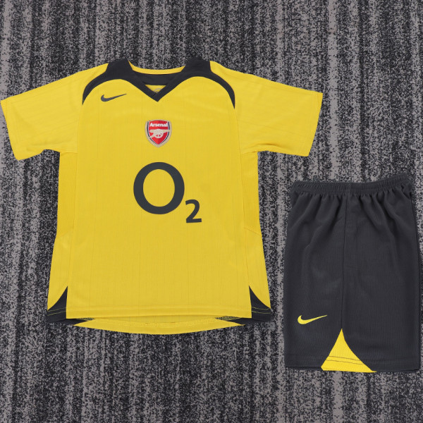 2005/2006  ARS Away Yellow Retro Kids Soccer Jersey