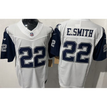 E.SMITH #22 Men's Dallas Cowboys NFL Jersey 牛仔   (3代）