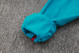 2025 PSG Green Hoody Zipper Jacket Tracksuit