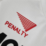 2000 Sao Paulo Home White Retro Soccer Jersey