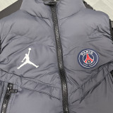 2026/27 PSG Jordan Grey Cotton Vest Jacket  J3302