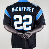 McCAFFREY #22 Men's Carolina Panthers NFL Jersey 黑豹