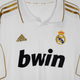 RONALDO # 7 RM Home Retro Long Sleeve Fans Jersey 2011/12 (Have All Patch) (蓝9字杯) 全套章 ★★