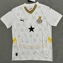 2025 Ghana Home White Fans Soccer Jersey