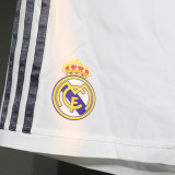 2013/2014 RM Home White Retro Player Version Shorts Pants 球员版