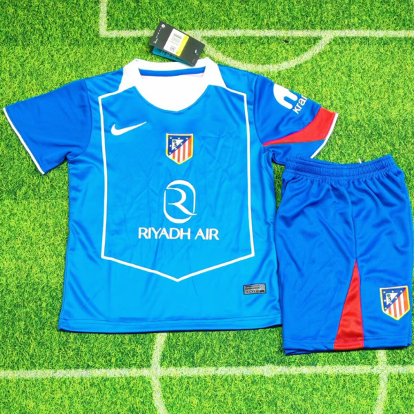 2025/26 ATM Third Blue kids Soccer Jersey