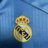 1999/2001 RM Third Blue Retro Long Sleeve Soccer Jersey