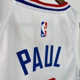 Clippers PAUL #3 White NBA Jersey