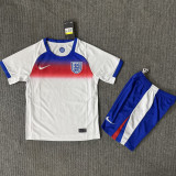 2025/26 England Home White Kids Soccer Jersey
