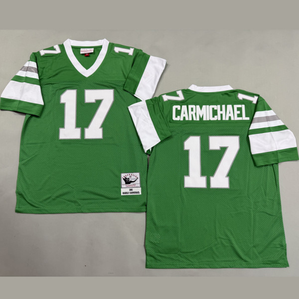 CARMICHAEL #17 Men's Philadelphia Eagles Retro NFL Jersey 老鹰