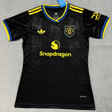 2025/26 M Utd Third Black Women Soccer Jersey 女