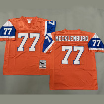 MECKLENBURG #77 Men's Denver Broncos Retro NFL Jersey 野马
