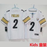 FIELDS #2 Pittsburgh Steelers Kids NFL Jersey 钢人