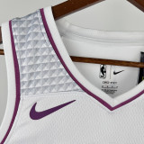 Timberwolves EDWARDS #5 White NBA Jerseys