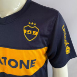 2007/2008 Boca Home Retro Soccer Jersey