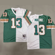 MARINO #13 Men's Miami Dolphins Retro NFL Jersey 海豚