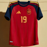 2026/27 Spain 1:1 Quality Home Red Fans Soccer Jersey