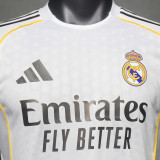 2025/26 RM Home White Player Version Soccer Jersey