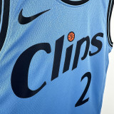 2025 Clippers LEONARD #2 Blue NBA Jerseys