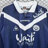 1996/1997 FC Girondins de Bordeaux Home Retro Soccer Long Sleeve Jersey