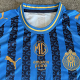 2025/26 Chivas Third Blue Fans Long Sleeve Soccer Jersey