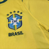 NEYMAR JR #10 Brazil 1:1 Quality Home Yellow Fans Soccer Jersey 2026/27 ★★