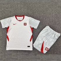 2026/27 Poland Home White Kids Soccer Jersey