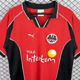 1998/2000 Frankfurt Home Red Black Retro Jersey