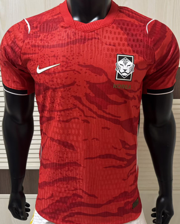 2026/27 South Korea Home Red Plyaer Version Soccer Jersey