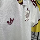 2026/27 Spain Away Player Version Long Sleeve Soccer Jersey