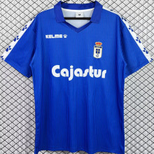 1992/1993 Real Oviedo Home Blue Retro Soccer Jersey