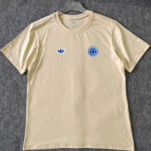 2026/27 Colombia Retro Style Pure Cotton T-Shirt 队微 蓝色