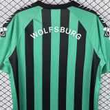 1994/1995 Wolfsburg Away Green Retro Jersey