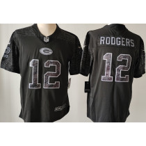RODGERS #12 Men's Green Bay Packers NFL Jersey 包装工