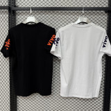 2026/27 Brazil Black Casual Pure Cotton T-Shirt 肩膀字黄色