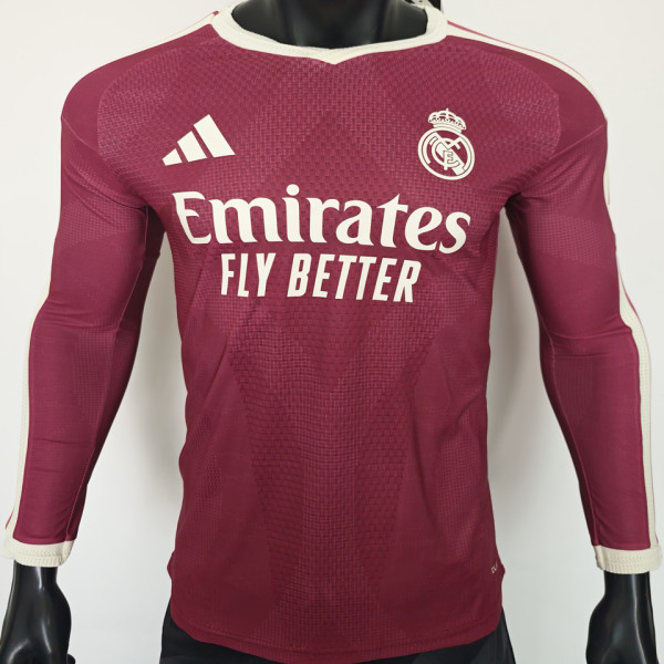 2026/27 RM Third Player Version Long Sleeve Soccer Jersey