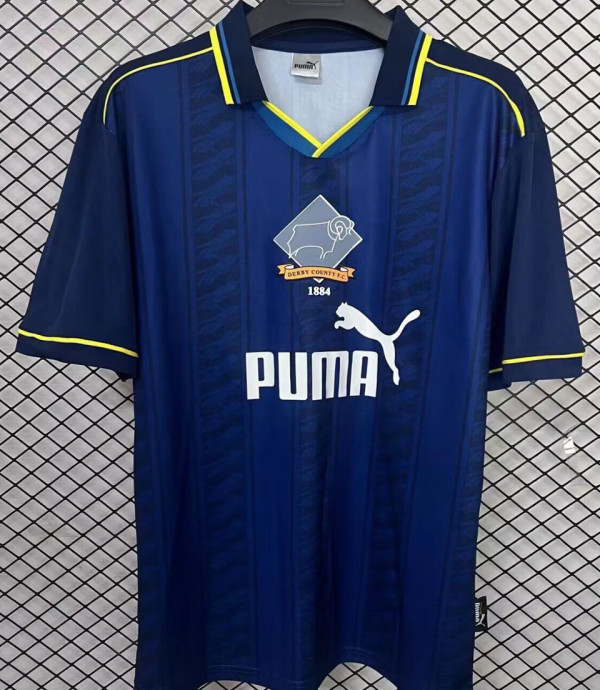 1995/1996 Derby County Away Fans Soccer Jersey 德比郡