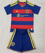 2025/26 Real Salk Lake Home Kids Soccer Jersey 皇家盐湖城