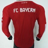 2026/27 BFC Home Red Player Version Long Sleeve Soccer Jersey
