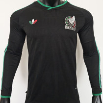 2026/27 Mexico Third Black Player Version Long Sleeve Soccer Jersey