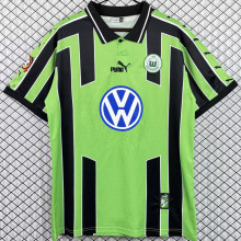1999/2000 Wolfsburg Away Green Retro Jersey