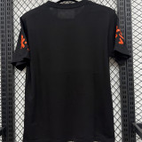 2026/27 Brazil x JD Black Casual Pure Cotton T-Shirt 肩膀字白色