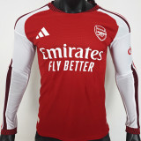 2026/27 ARS Home Red Player Version Long Sleeve Soccer Jersey