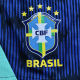 2026/27 Brazil Away Blue Player Version Kids Jersey 球员版童装