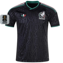 2026/27 Mexico 1:1 Quality Third Black Fans Soccer Jersey (Have Right Patch 有右臂章 白底黑字）